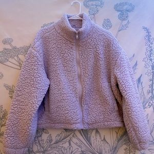 Pacsun Lavender Teddy Jacket